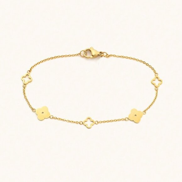 Multicolor Celeb style Women's Stainless Steel Gold toned necklace - Picture 2 of 10